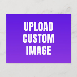 Cartão Postal De Convite Upload Custom Image - Add Your Own To Print On A