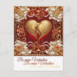 Cartão Postal De Convite Valentine Herz 1 b Postcard