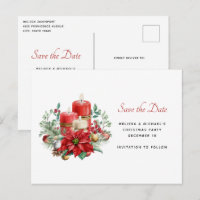 Velas e Natal de Buquê Floral Salvar a Data