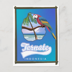 Cartão Postal De Convite Viagem de Nias Island