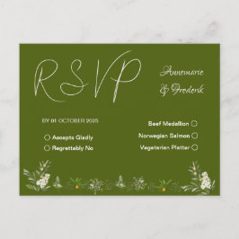 Cartão Postal De Convite Vice-Presidente Verde Azul Moderno