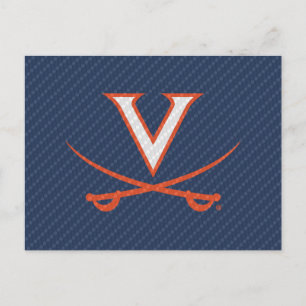 Cartão Postal De Convite Virginia Cavaliers Carbon Fiber