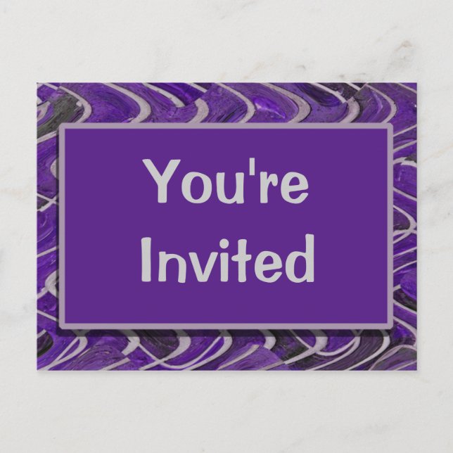 Cartão Postal De Convite Você é Convidado (Frente)