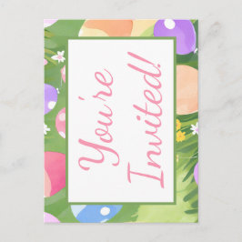 Cartão Postal De Convite Você está convidado!