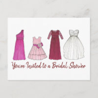 Você está convidado para Festa de Noivado Vestidos