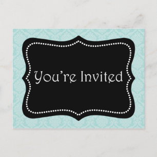 Cartão Postal De Convite Você Está Convidados