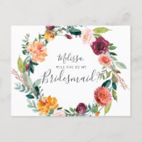 Você será minha dona de Bridesmaid Flores de Borgo