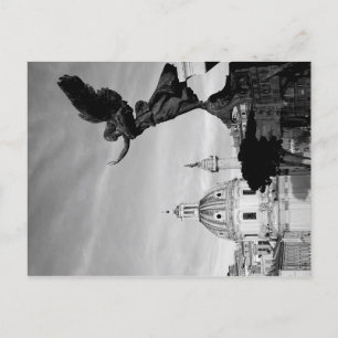 Cartão Postal De Convite Voo para Roma