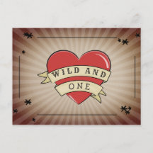 Wild e One Tattoo Heart Primeiro Aniversário