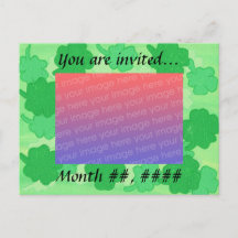 Cartão-postal de Convites Fotográficos de Casament