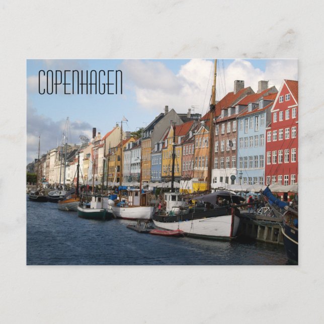 Cartão postal de Copenhaga (Frente)