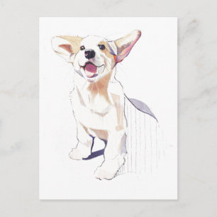 Cartão Postal de Corgi – Pembroke Welsh Corgi