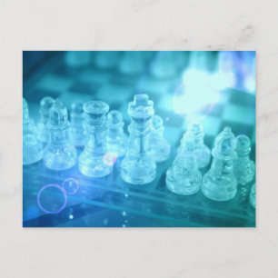 Cartão postal de correspondência de xadrez