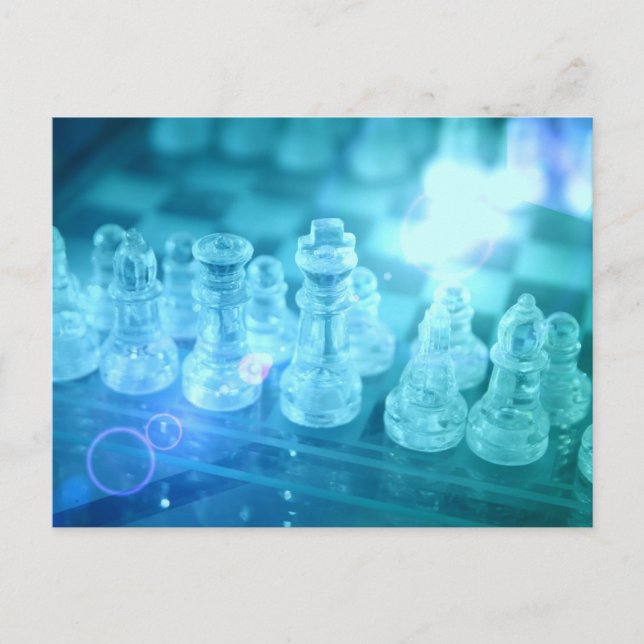 Cartão postal de correspondência de xadrez (Frente)