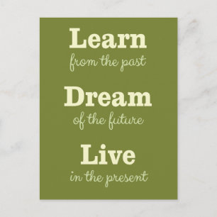 Cartão postal de Cotação Motivacional