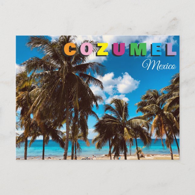 Cartão Postal de Cozumel México (Frente)