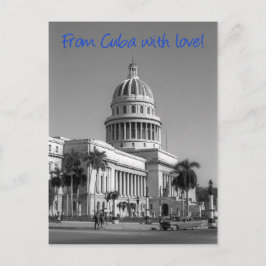 Cartão Postal De Cuba com amor