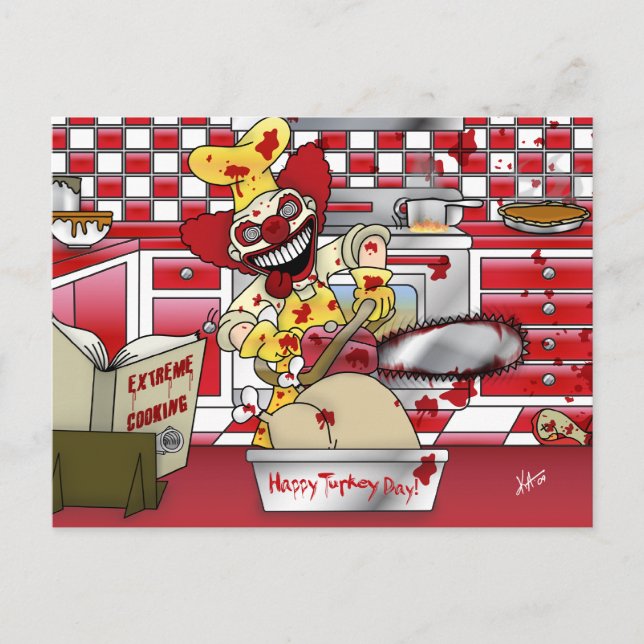 Cartão Postal de Culinária Extrema (Frente)