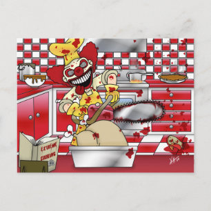 Cartão Postal de Culinária Extrema