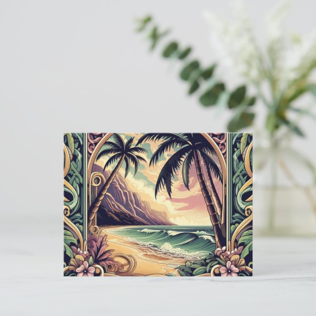 Cartão postal de cultura insular 05 (Em pé/Frente)