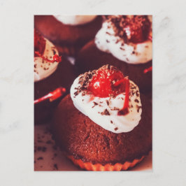 Cartão postal de Cupcakes de cereja