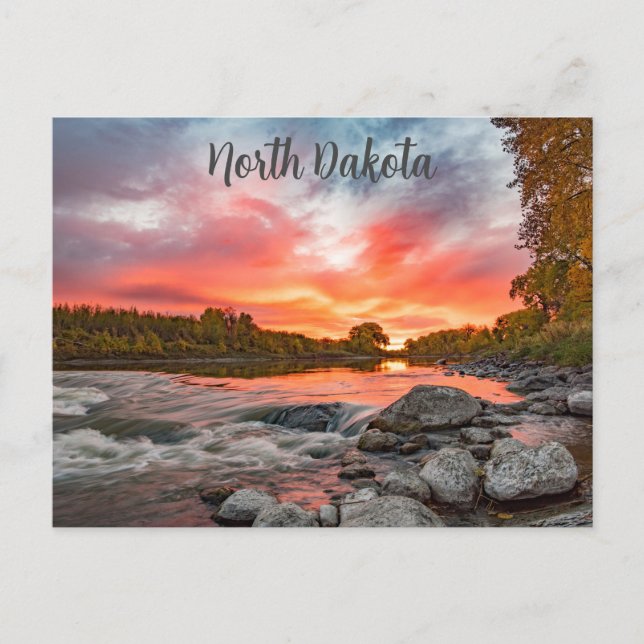 Cartão postal de Dakota do Norte (Frente)