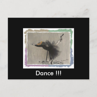 Cartão postal de dança