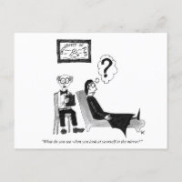 Cartão Postal de Desenho Humorístico