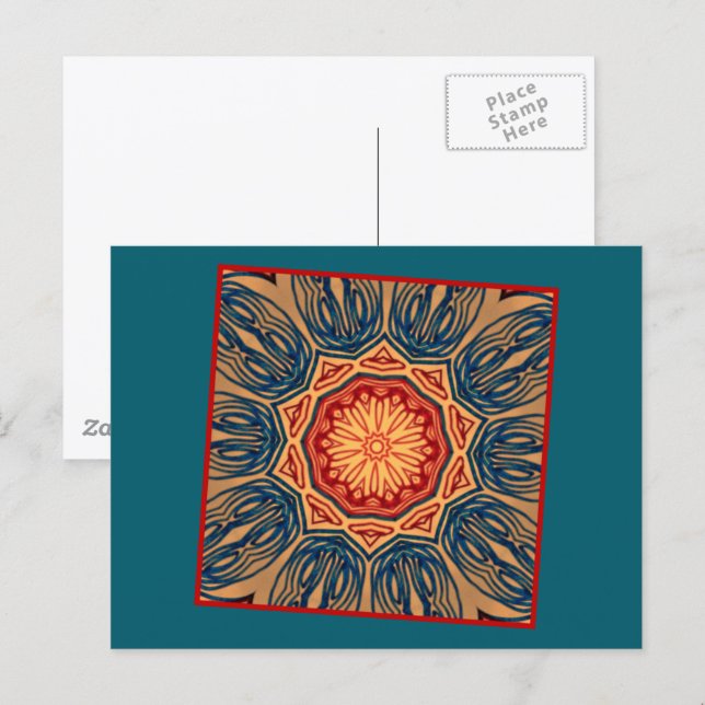 Cartão postal de design (Frente/Verso)