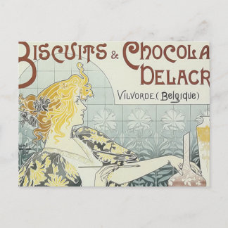 Cartão postal de Design de Art Deco