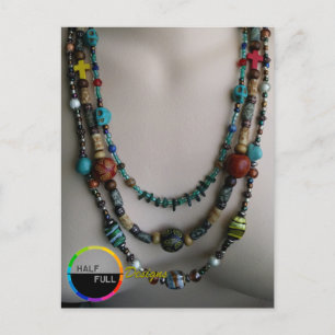 Cartão postal de Design de meio Cheio