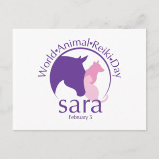 Cartão postal de design do Dia Mundial do Reiki An