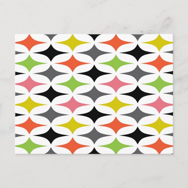 Cartão Postal de Design Retro Royale (Frente)