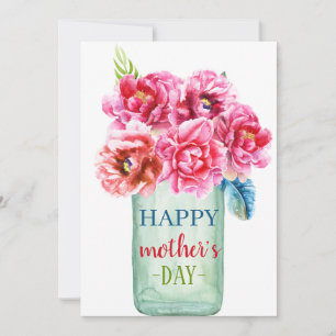 Cartão postal de Dia de as mães feliz