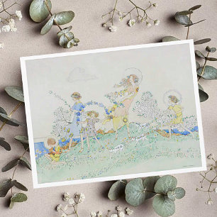 Cartão postal de dia de verão de Jessie M. King