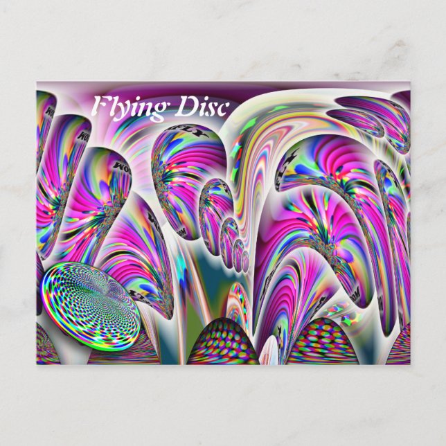 Cartão Postal de Disco Voador (Frente)