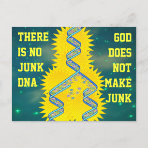 cartão postal de DNA lixo