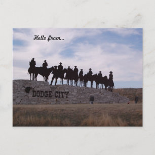cartão postal de dodge city kansas