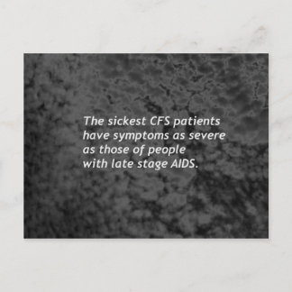 cartão postal de doentes com dreambirdie-CFS