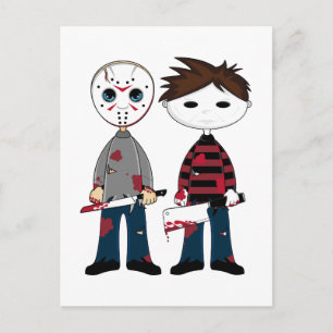 Cartão postal de dois assassinos em série