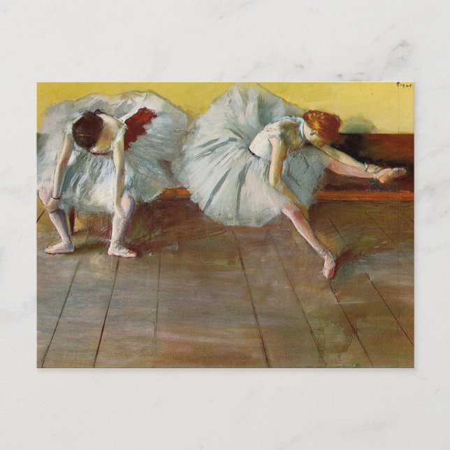 Cartão postal de dois Balés Degas (Frente)