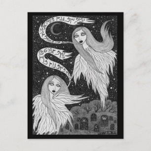 Cartão postal de dois fantasmas