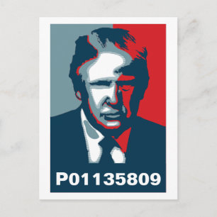 Cartão postal de Donald Trump P01135809
