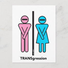 Cartão postal de Donald Trump TRANSgression pré-en