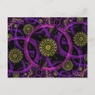 Cartão postal de dourado de meditação