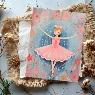 Cartão postal de Dream Ballerina Floral