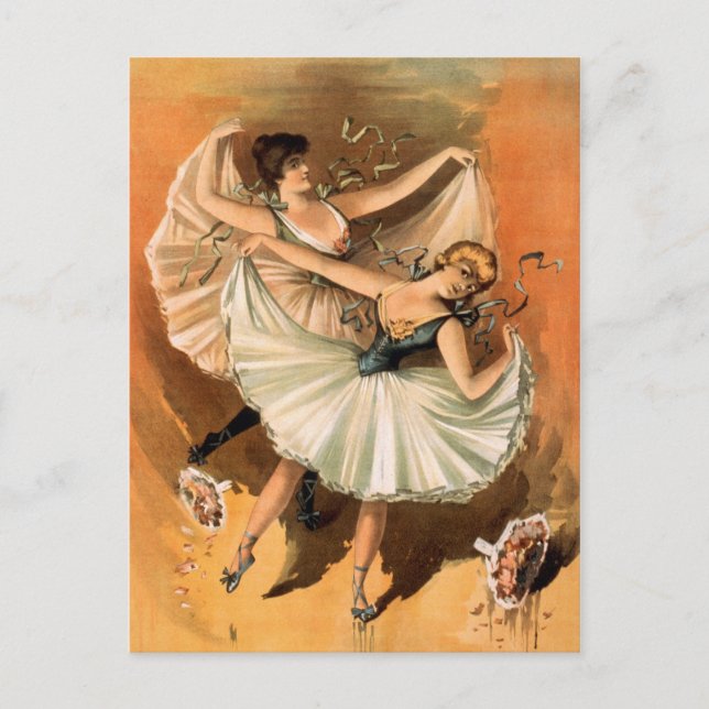 Cartão postal de duas Ballerinas (Frente)