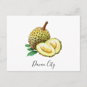 Cartão Postal de Durian de Davao City – Filipinas