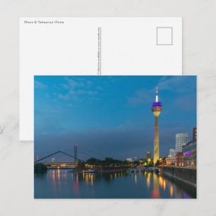 Cartão postal de Dusseldorf Alemanha