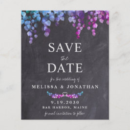 Cartão Postal de Economizar Data Eucalipto Lousa